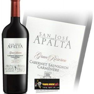 Vang Chile San Jose De Apalta Gran Reserva Cabernet Sauvignon, Carmenere