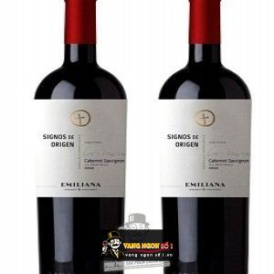 Vang chile Signos De Origen Cabernet Sauvignon Emiliana bn1