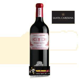 Vang Chile Santa Carolina Herencia Carmenere bn1