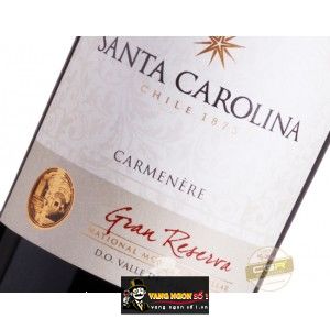 Vang Chile Santa Carolina Gran Reserva Chardonnay bn2
