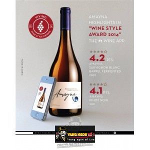 Vang Chile Amayna Pinot Noir bn2