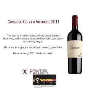 Vang Ý ZENATO Cresasso Corvina Veronese bn1