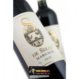 Vang pháp S DE SIRAN MARGAUX bn1