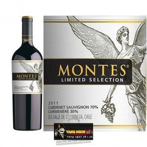 Vang Chile Montes Limited Selection Cabernet Sauvignon Carmenere bn1