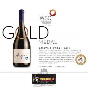 Vang Chile Amayna Syrah bn1