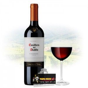 Vang Chile CASILLERO DEL DIABLO Carmenere bn1