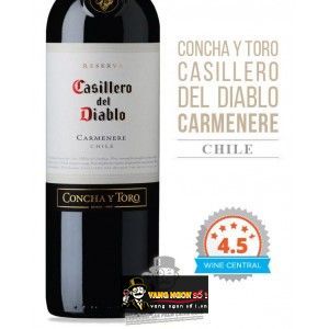 Vang Chile CASILLERO DEL DIABLO Carmenere bn2