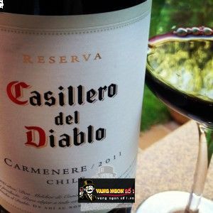 Vang Chile CASILLERO DEL DIABLO Carmenere bn4