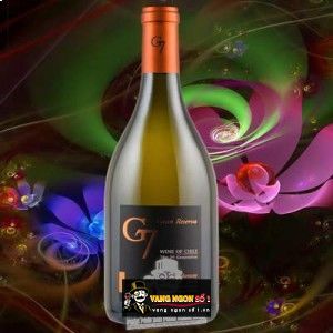 Vang Chile G7 Gran Reserva Chardonnay bn2