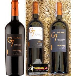 Vang chile G7 Gran Reserva Cabernet Sauvignon bn1