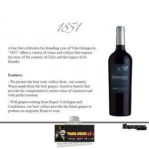 Vang Chile OCHAGAVIA 1851 Cabernet Sauvignon bn1