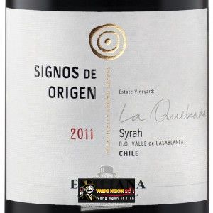 Vang chile Signos De Origen Syrah Emiliana bn1