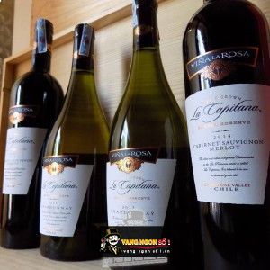 Vang Chile La Capitana Chardonnay bn1