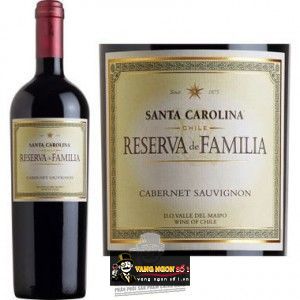 Vang Chile Santa Carolina Reserva de Familia Cabernet Sauvignon