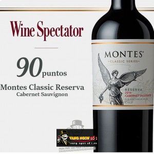 Vang Chile Montes Classic Series Merlot bn3