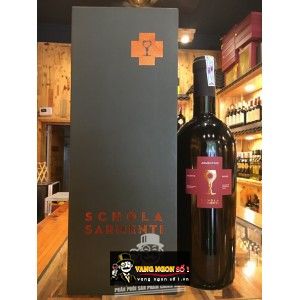 Vang Ý Schola Sarmenti Armentino Rosso Salento bn1