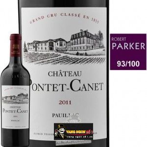 Vang Pháp CHATEAU PONTET CANET PAUILLAC bn1