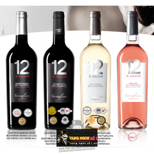 Rượu Vang Ý 12 E MEZZO PRIMITIVO DEL SALENTO bn1