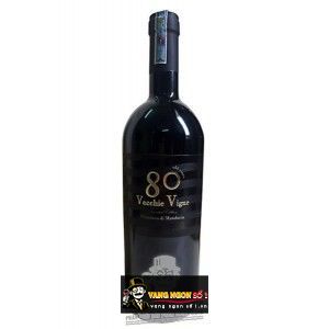 Rượu Vang Ý 80 VECCHICE VIGNE PRIMITIVO DI MANDURIA