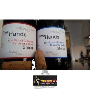 Rượu Vang Úc TWO HANDS LILY‘S GARDEN SHIRAZ bn1