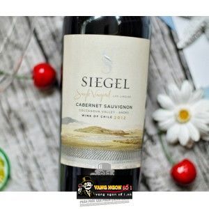 Rượu Vang Chile SIEGEL SINGLE VINYARD Cabernet Sauvignon bn3