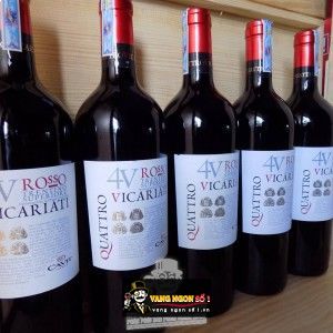 Vang Ý QUATTRO 4V VICARIATI ROSSO bn2