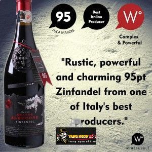 Vang ý GRANDE ALBERONE ZINFANDEL 96 bn1