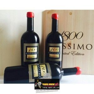 Rượu Vang Ý 1800 MASSIMO PRIMITIVO bn1