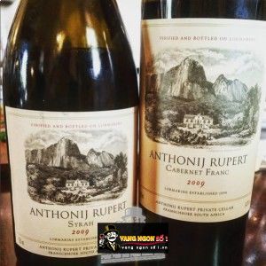 Vang Nam Phi ANTHONIJ RUPERT SYRAH bn2