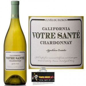 Rượu Vang Mỹ CALIFORNIA VOTRE SANTE CHARDONNAY bn1