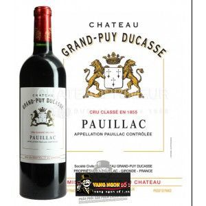 Vang Pháp CHATEAU GRAND PUY DUCASSE PAUILLAC bn1