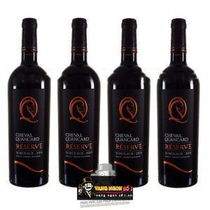 Vang Pháp CHEVAL QUANCARD RESERVE BORDEAUX Sauvignon Semillon