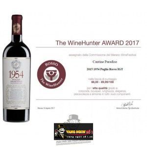 Vang Ý 1954 PUGLIA PRIMITIVO CANTINE PARADISO bn1