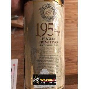 Vang Ý 1954 PUGLIA PRIMITIVO CANTINE PARADISO bn3