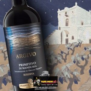 Vang Ý ARGIVO PRIMITIVO DI MANDURIA 16 ĐỘ bn2