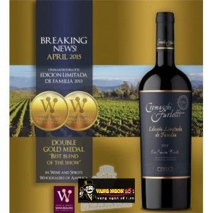 Vang Chile CREMASCHI FURLOTTI Limited Edition de Familia bn1