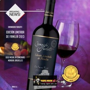 Vang Chile CREMASCHI FURLOTTI Limited Edition de Familia bn3