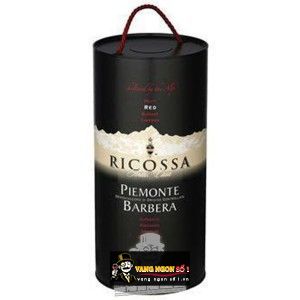 Vang Bịch Ý RICOSSA PIEMONTE BARBERA 3L