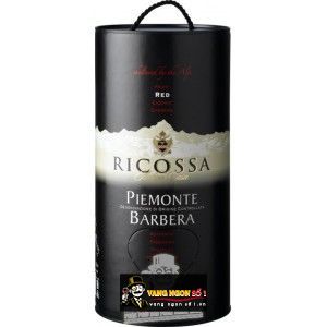 Vang Bịch Ý RICOSSA PIEMONTE BARBERA 3L bn1