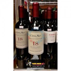 Vang Chile CONO SUR 18 SINGLE VINEYARD CABERNET SAUVIGNON bn1