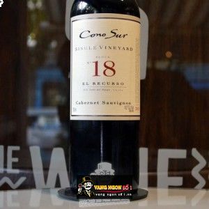 Vang Chile CONO SUR 18 SINGLE VINEYARD CABERNET SAUVIGNON bn2