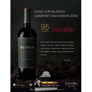 Vang Chile SILENCIO CONO SUR CABERNET SAUVIGNON bn2