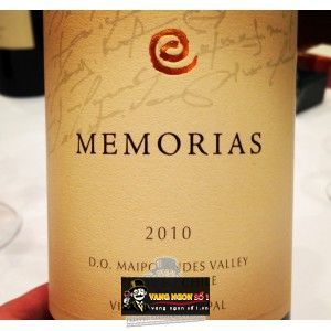 Rượu Vang Chile MEMORIAS bn1