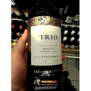Vang Chile CONCHA Y TORO TRIO RESERVA MERLOT bn1