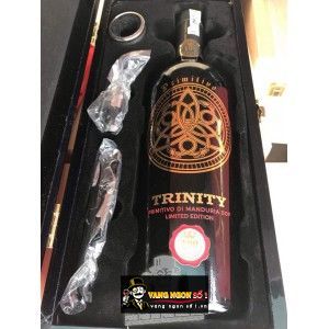 Vang Ý TRINITY PRIMITIVO 18.5 độ bn2