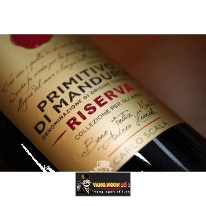 Vang Ý PRIMITIVO DI MANDURIA RISERVA CARLO SCALA bn2