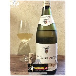 Vang Pháp COTES DU RHONE VIDAL FLEURY BLANC bn1