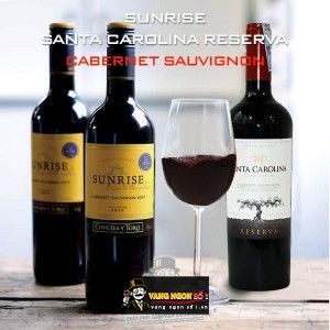 Vang Chile SUNRISE Cabernet Sauvignon bn3