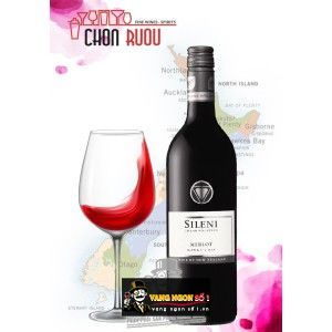 Vang New Zealand SILENI Merlot Cellar Sellection bn2