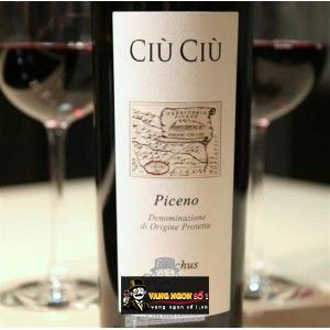 Vang Ý CIÙ CIÙ PICENO BACCHUS bn2
